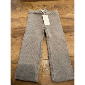 Baby Jamie Kay Gray Ribbed Knit Casual Bottoms 24 Months
